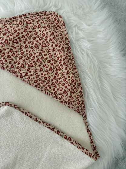 Cape de bain pour chiens et chats artisanale, zoom