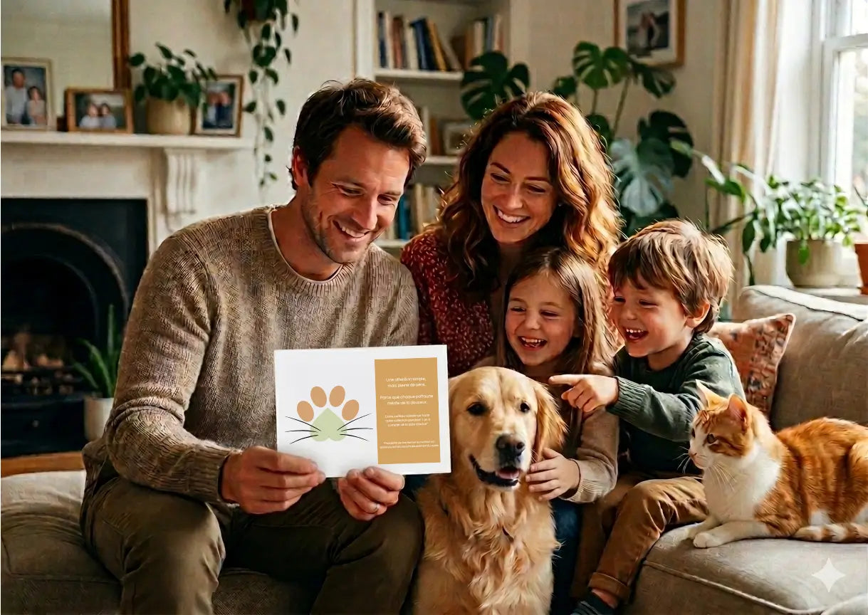 Visuel de notre carte cadeau généré par une intelligence artificielle
